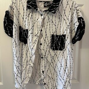 Hell Bunny Barbed wire shirt